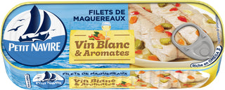 Mackerel in White Wine