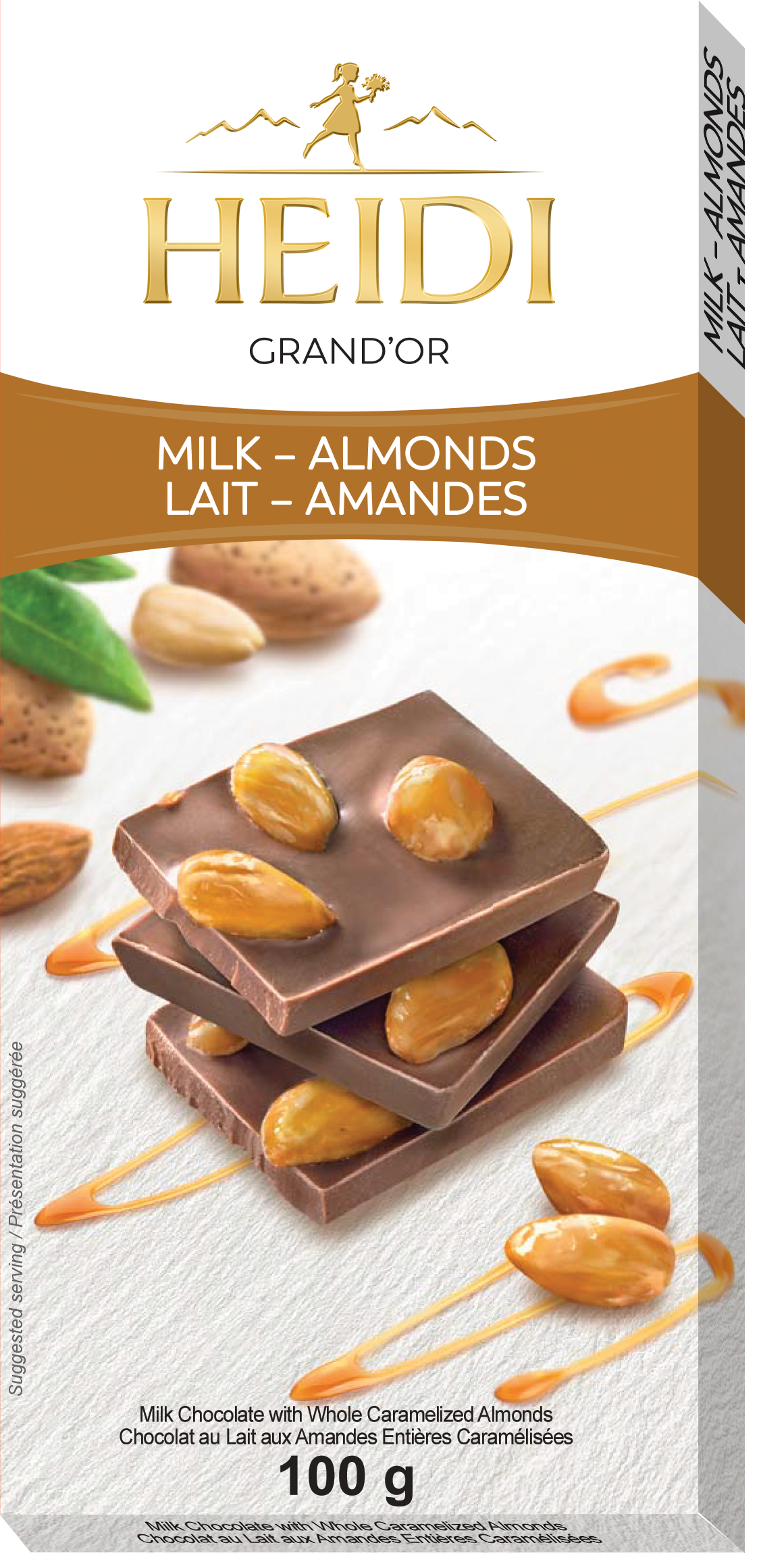 Heidi Milk Chocolate with Whole Almonds