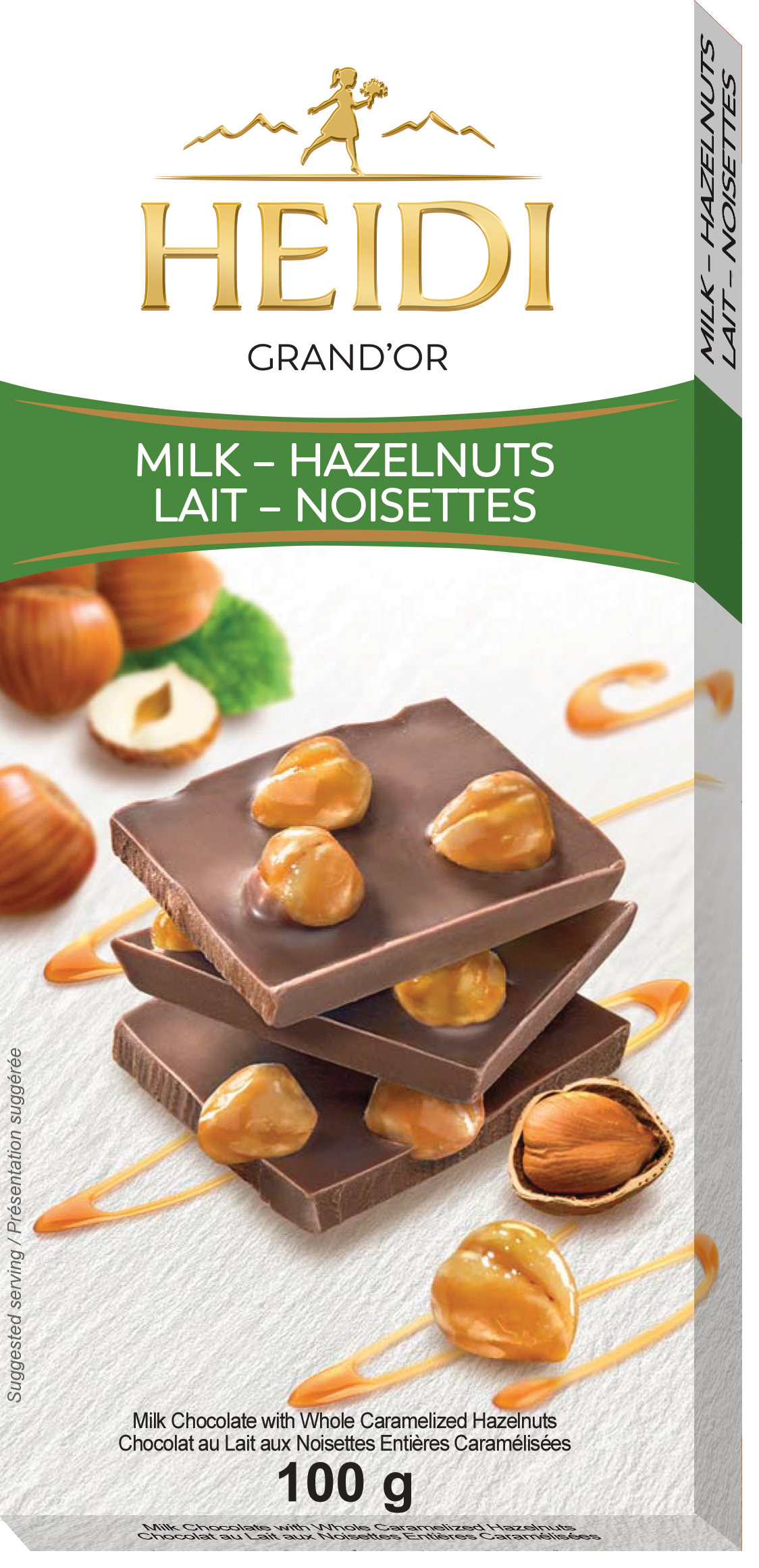 Heidi Milk Chocolate with Hazelnuts